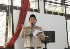 Staf Ahli Walikota Palopo Dr. dr. H. M. Ishaq Iskandar, M.Kes mewakili Walikota membuka secara resmi Seleksi Tilawatil Qur'an dan Hadist (STQH) X Tingkat Kota Palopo